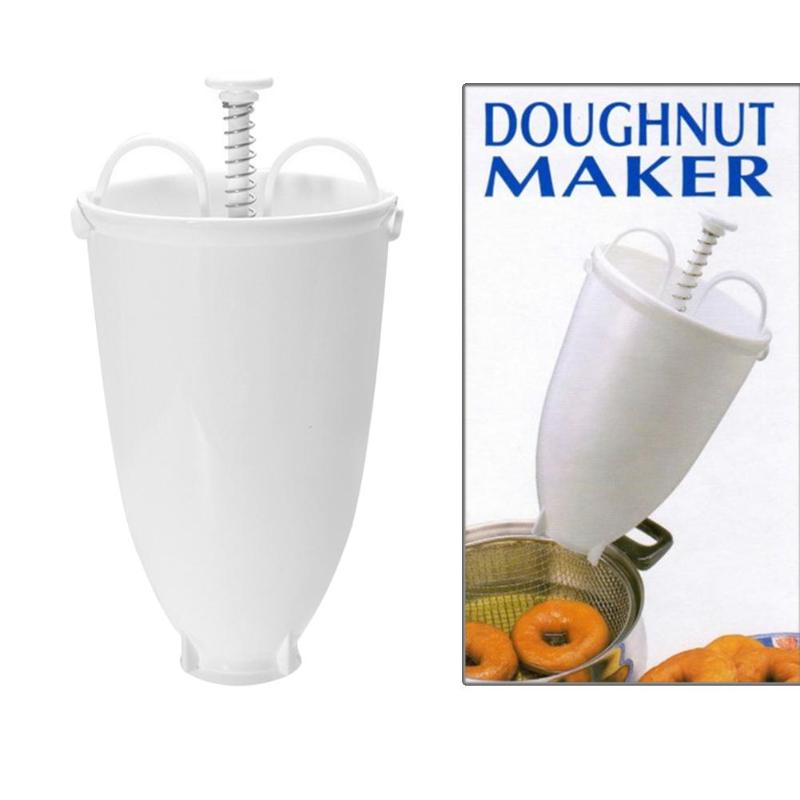 Plastic Light weight Donut Maker Dispenser Deep Fry Donut Mould Easy Fast Portable Arabic Waffle Doughnut Gadget