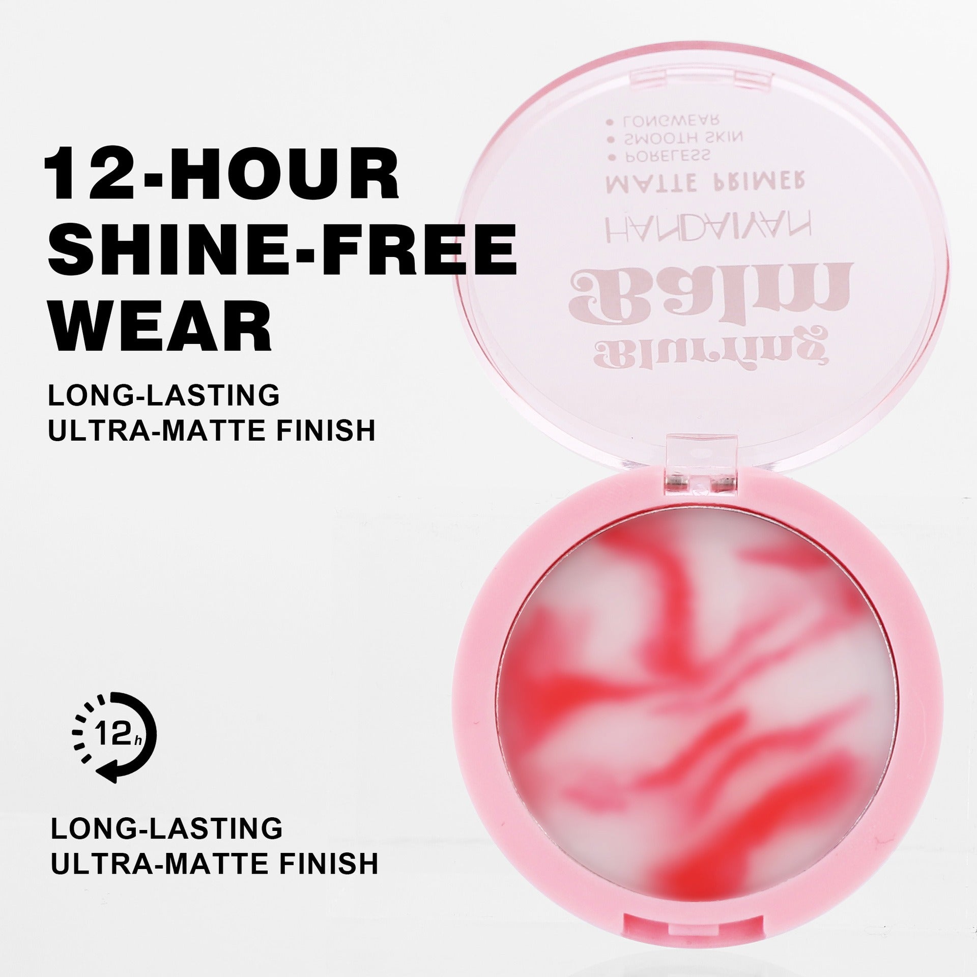 Powder-free powder for makeup touch-up