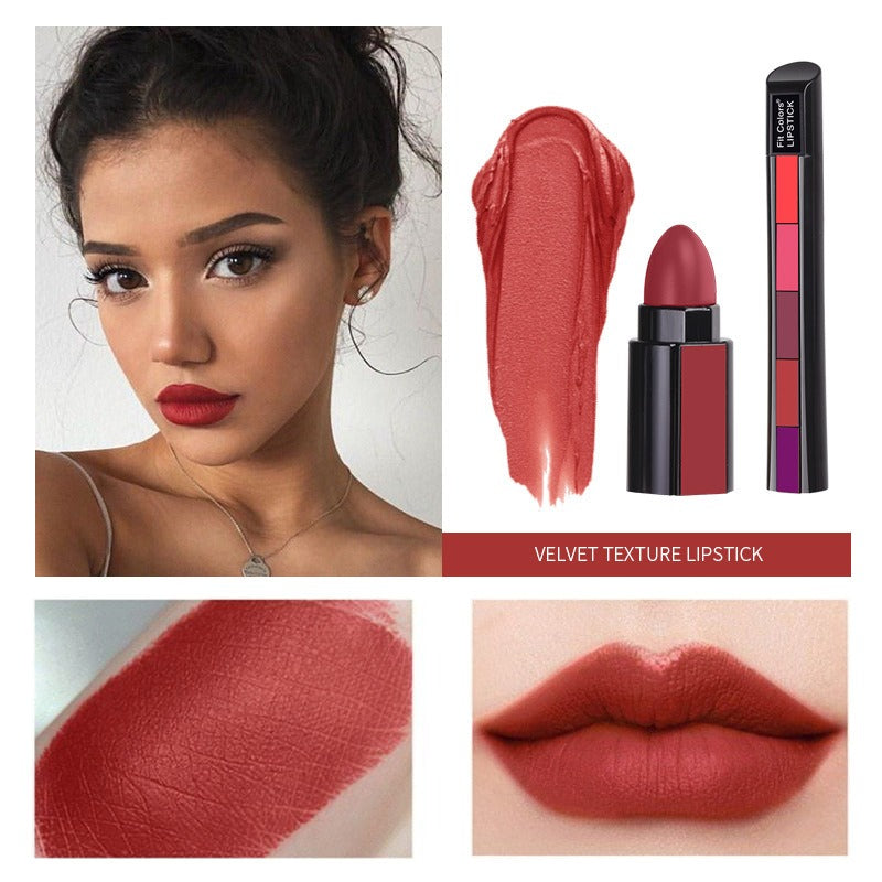 5 Colors Matte Velvet Lipstick