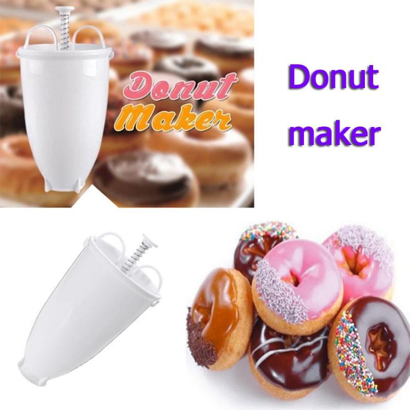 Plastic Light weight Donut Maker Dispenser Deep Fry Donut Mould Easy Fast Portable Arabic Waffle Doughnut Gadget