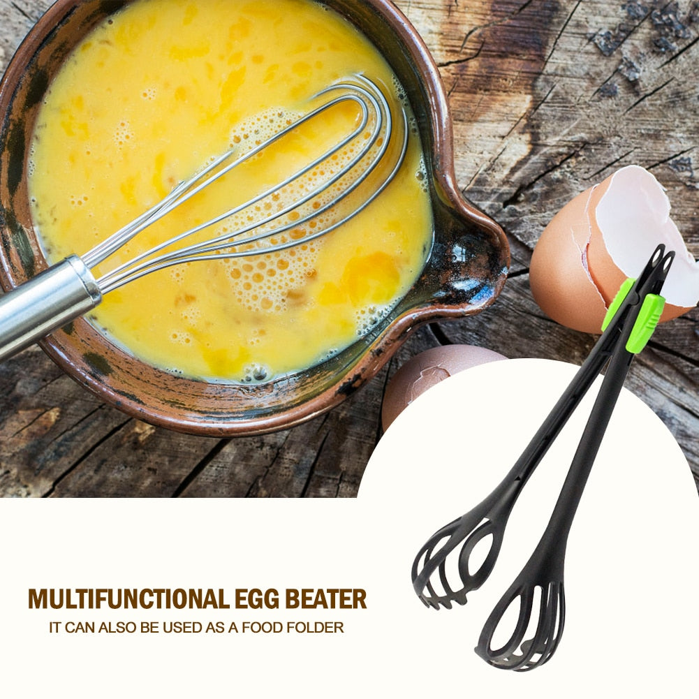 Durable Baking Egg Beater Food Clip Hand Mixer Multifunctional Tool Kitchen Gadget for Household Eggs Making Ornaments