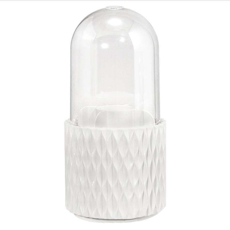 Rotary brush cylinder with cover dustproof