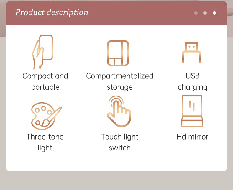 Multi-purpose Portable LED Makeup