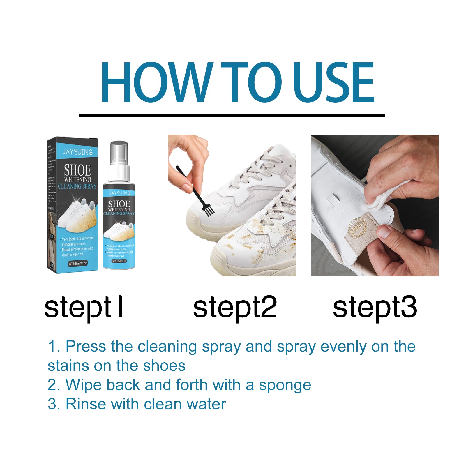 Small White Shoes Stain Cleaning