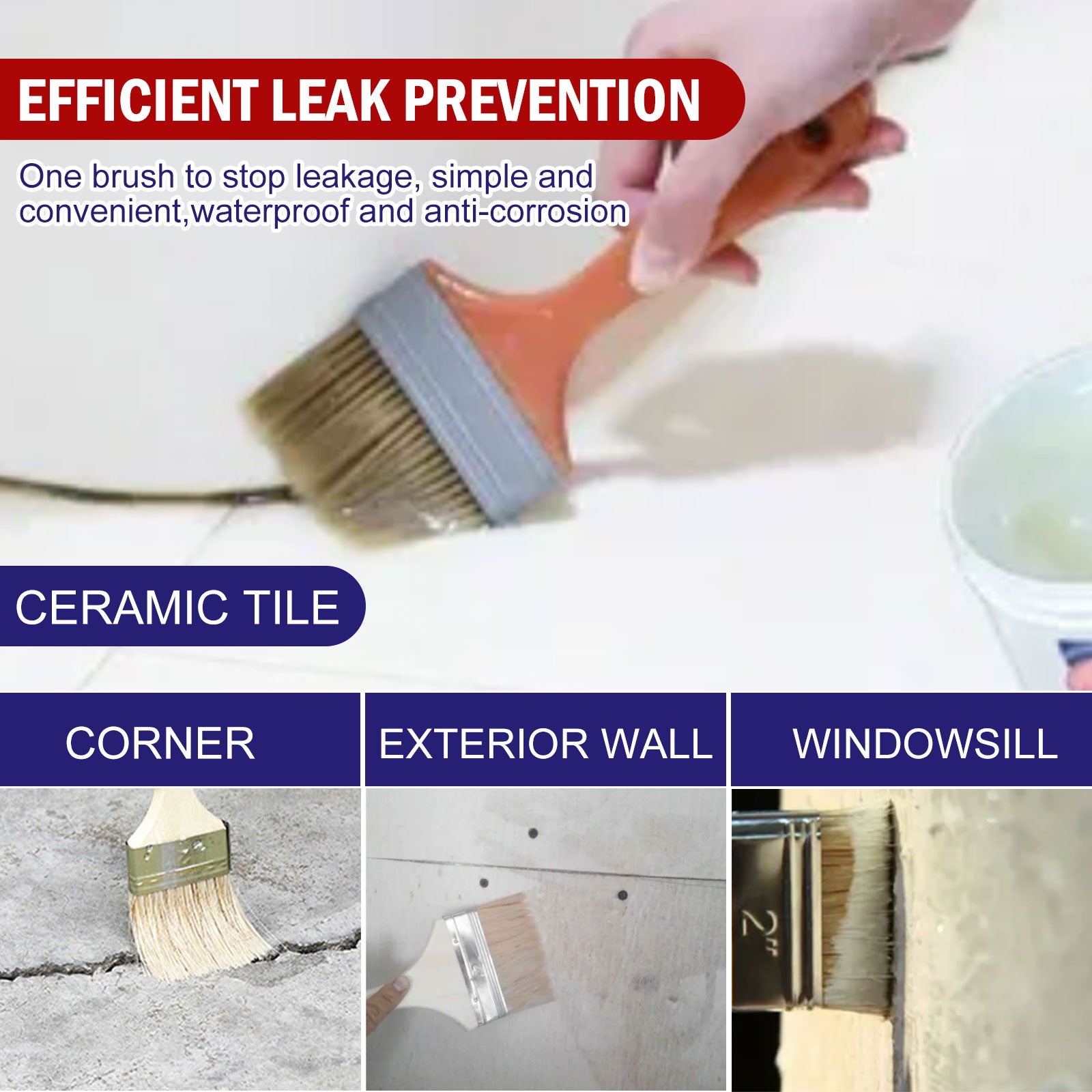 Transparent Leak Repair Waterproof Glue
