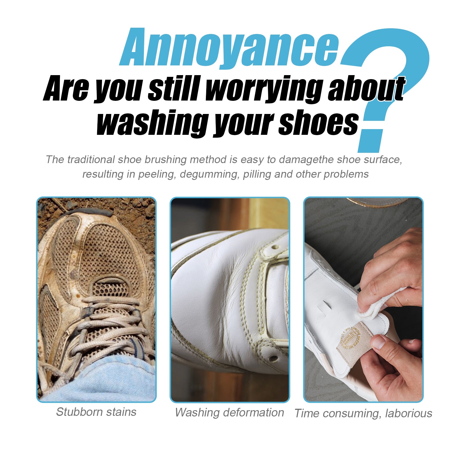 Small White Shoes Stain Cleaning
