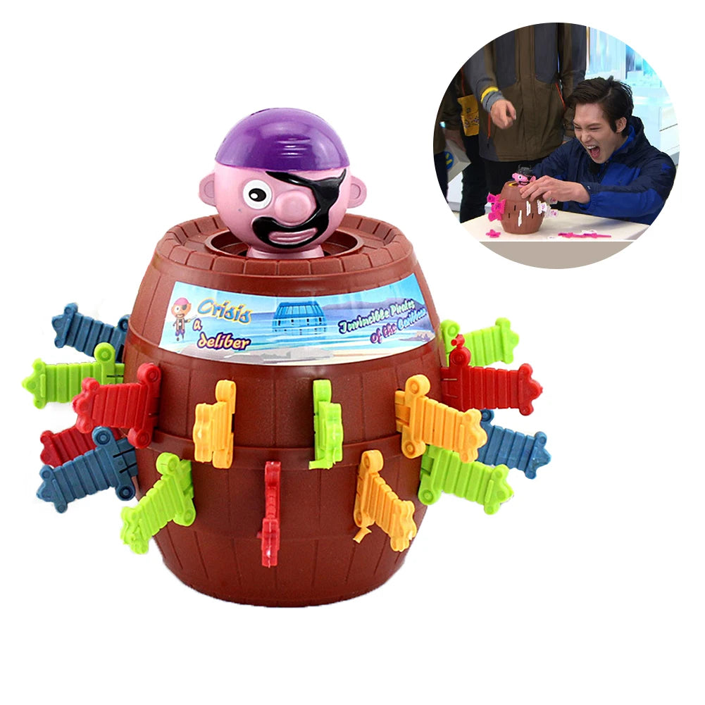Funny Novelty Kids Children Funny Lucky Game Gadget Jokes Tricky Pirate Barrel Game NTDIZ1040