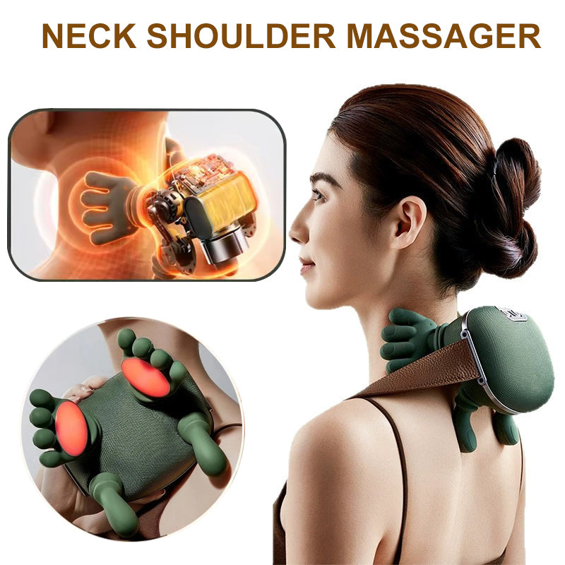 Electric Wireless Neck And Shoulder Muscle Massager