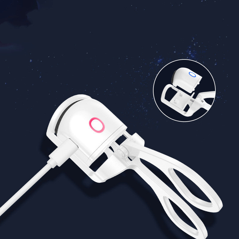 “Electric heated eyelash curler