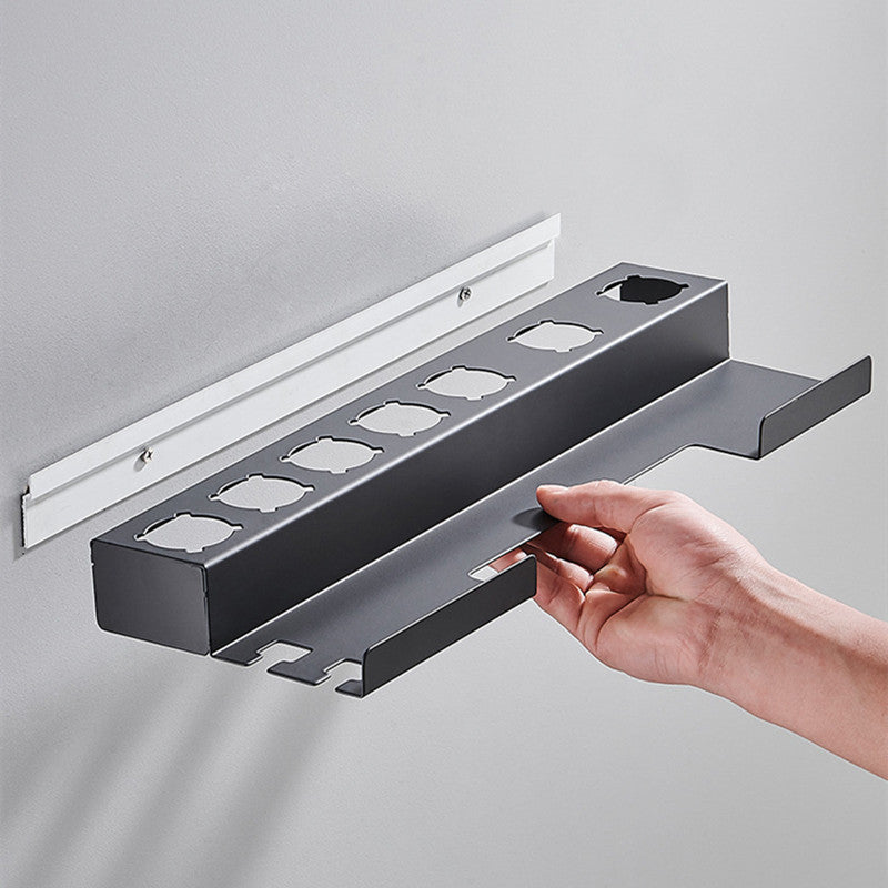 Curly Hair Stick Storage Rack Hole Free