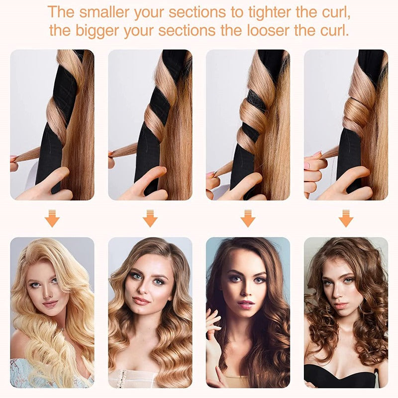 Heat-free lazy artifact curling iron sponge