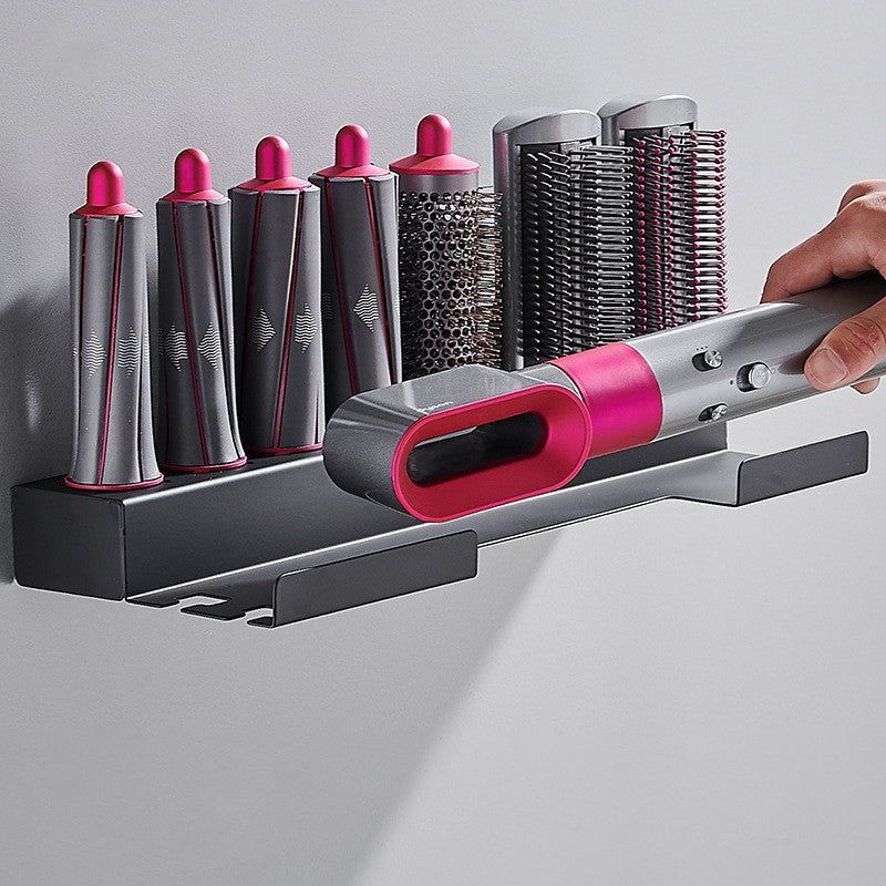 Curly Hair Stick Storage Rack Hole Free